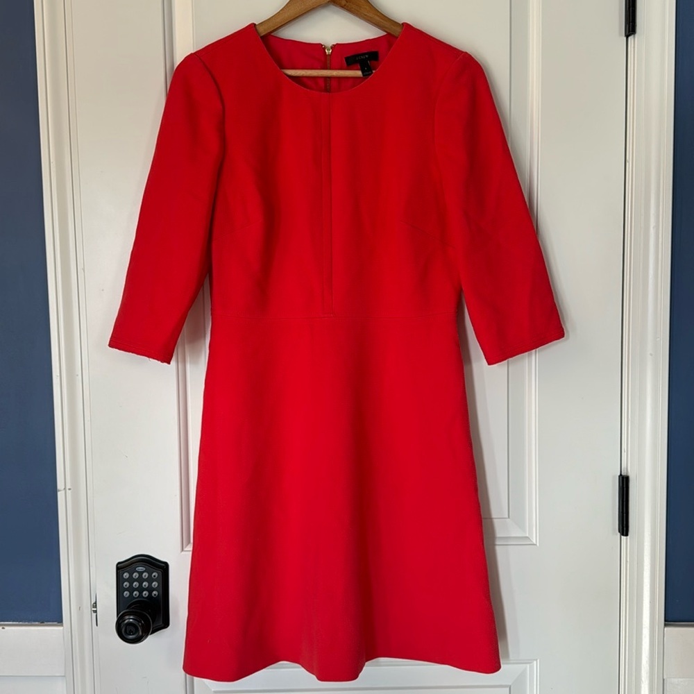 Classic Red Sheath Dress - Unbranded